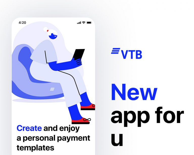VTB payment screens concept